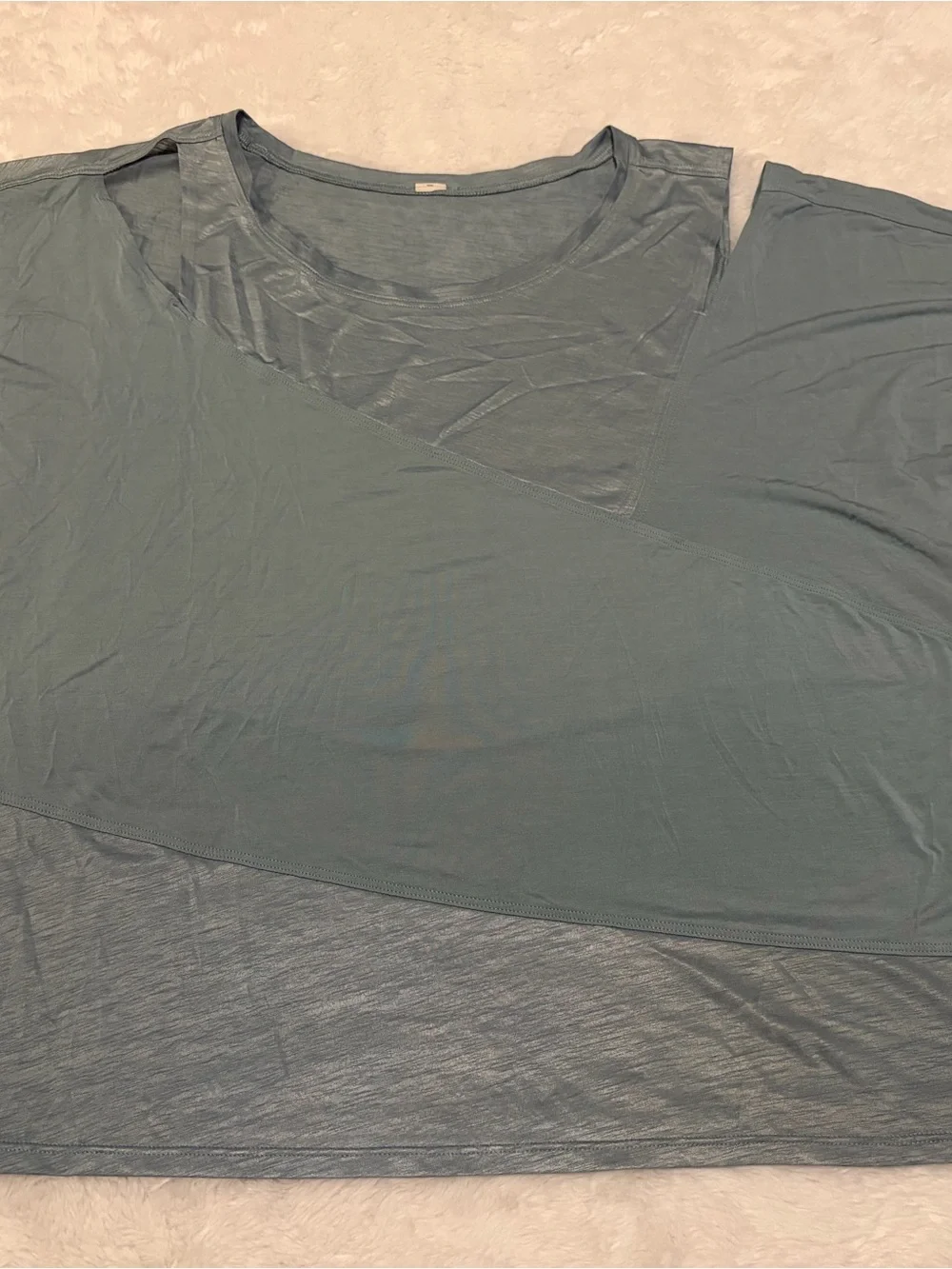 Lululemon No Inhibitions Tee Cloud Blue